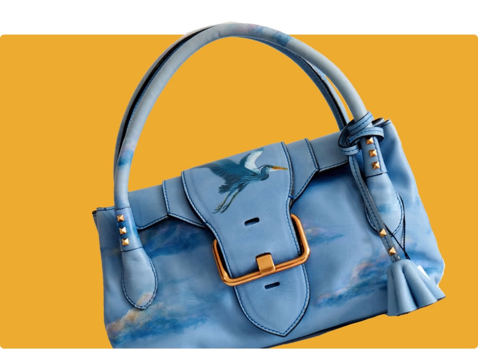 Blue Handbag