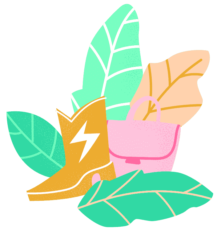 leaves and clothes