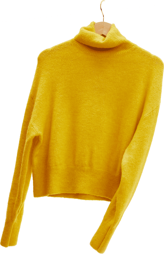 Yellow sweater